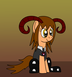 Size: 1486x1600 | Tagged: safe, artist:platinumdrop, oc, oc only, oc:lucianacifer, pony, ponified, request, solo