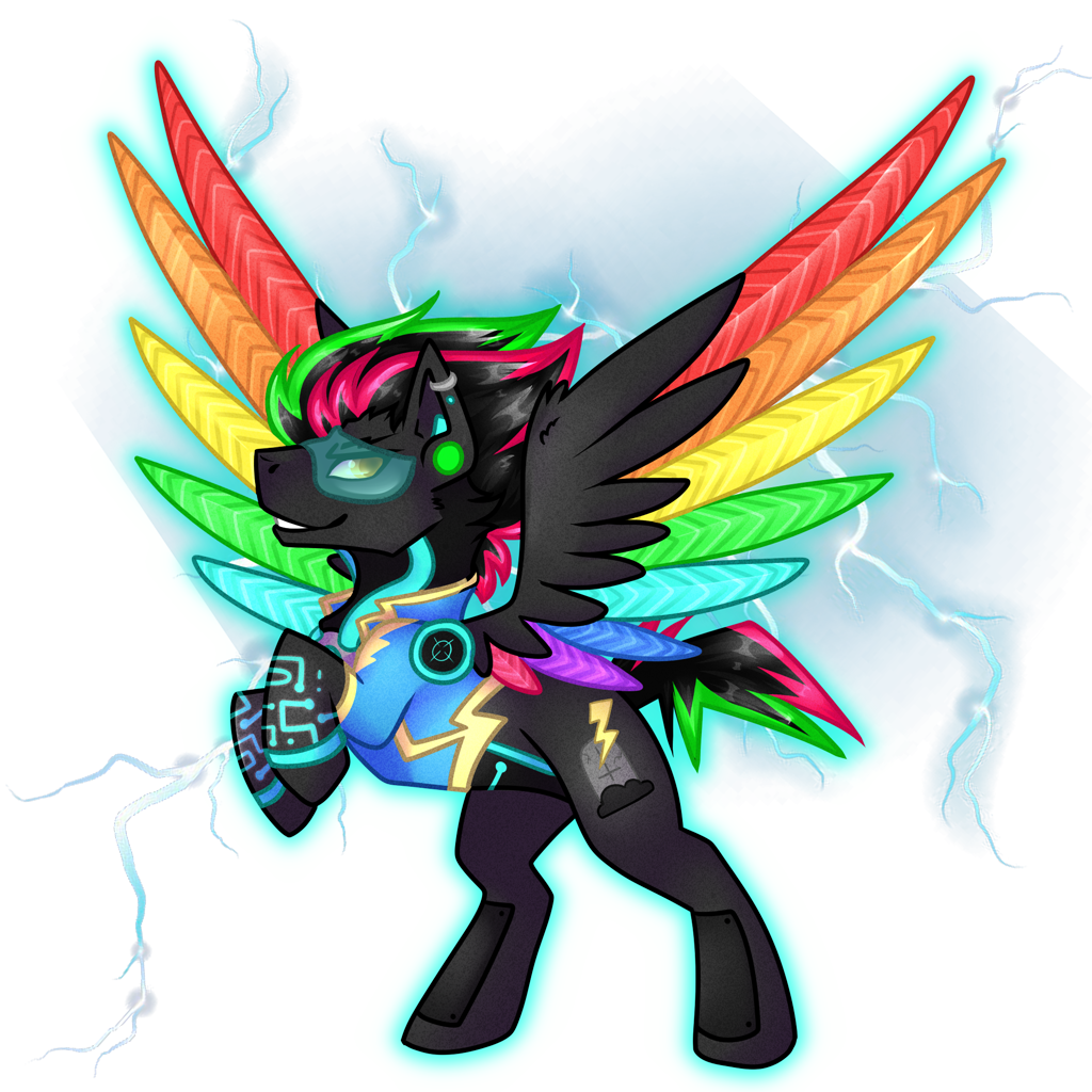 2957138 Safe Artist Chvrchgrim Oc Oc Only Oc Krypt Pegasus