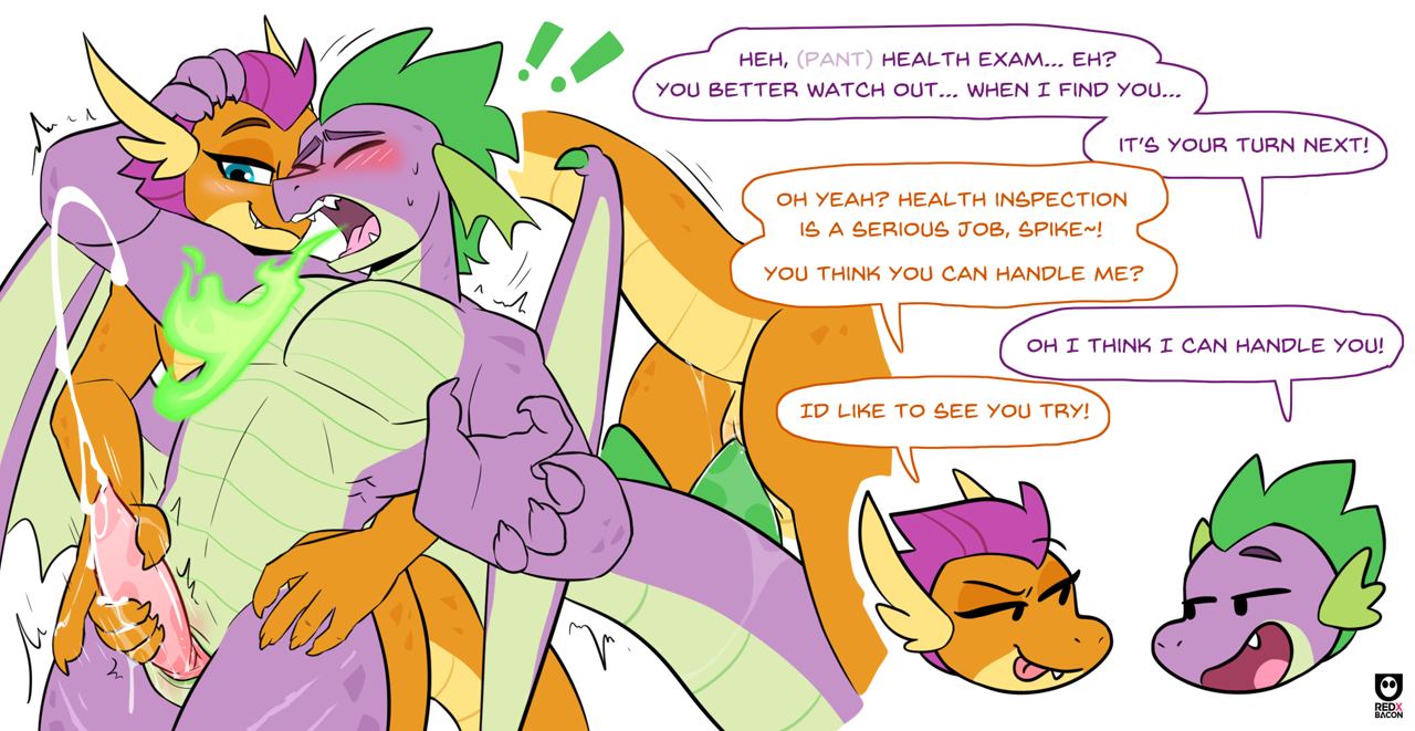 smolder, spike, <b>dragon</b>, anthro, blushing, chibi, claws, colored, commission...