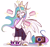 Size: 3508x3328 | Tagged: safe, artist:drakekok, princess celestia, princess luna, twilight sparkle, alicorn, pony, g4, cake, cake slice, cakelestia, clothes, crown, female, food, high res, hoof shoes, jewelry, meme, mug, regalia, sign, simple background, slippers, solo, spread wings, stare, that pony sure does love cakes, white background, wings
