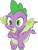 Size: 374x492 | Tagged: safe, edit, edited screencap, editor:pascalmulokozi2, screencap, spike, dragon, g4, background removed, crossed arms, flying, male, not a vector, simple background, solo, transparent background, winged spike, wings