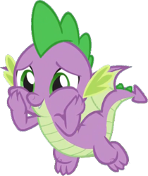 Size: 380x453 | Tagged: safe, edit, edited screencap, editor:pascalmulokozi2, screencap, spike, dragon, g4, background removed, cute, flying, male, not a vector, simple background, solo, transparent background, winged spike, wings