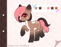 Size: 3000x2300 | Tagged: safe, artist:monstrum, oc, oc only, earth pony, pony, adoptable, cute, design, high res, solo