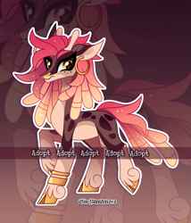 Size: 1369x1600 | Tagged: safe, artist:gkolae, oc, oc only, pony, cloven hooves, ear piercing, earring, ethereal mane, jewelry, looking at you, piercing, raised hoof, starry mane, unshorn fetlocks, zoom layer