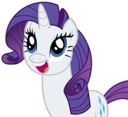 Size: 2288x2094 | Tagged: safe, alternate version, artist:sketchmcreations, rarity, pony, unicorn, g4, look before you sleep, season 1, faic, female, high res, mare, open mouth, open smile, simple background, smiling, solo, transparent background, vector