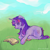 Size: 1000x1000 | Tagged: safe, artist:coconutsoupp, twilight sparkle, pony, unicorn, g4, book, bookhorse, female, lying down, magic, mare, prone, reading, solo, unicorn twilight