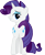 Size: 7829x9483 | Tagged: safe, artist:mrcabezon, rarity, pony, unicorn, g4, absurd resolution, bedroom eyes, both cutie marks, butt, clothes, featureless crotch, female, looking back, plot, rearity, show accurate, simple background, solo, transparent background, vector