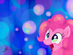 Size: 1280x960 | Tagged: safe, alternate version, artist:crimson-pegasus-7, pinkie pie, earth pony, pony, g4, bust, female, mare, open mouth, open smile, portrait, smiling, solo