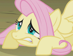 Size: 500x384 | Tagged: safe, screencap, fluttershy, pegasus, pony, dragonshy, g4, season 1, animated, cropped, cute, face down ass up, female, folded wings, gif, gritted teeth, implied molestation, implied sex, invisible stallion, loop, mare, out of context, solo, teeth, wings