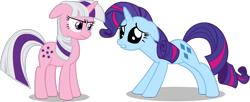 Size: 1397x572 | Tagged: safe, artist:foxyfell1337, sparkler (g1), twilight, pony, unicorn, g1, g4, g1 to g4, generation leap, simple background, transparent background, vector