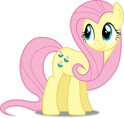 Size: 917x871 | Tagged: safe, artist:foxyfell1337, artist:landboom, edit, posey, pony, g1, g4, female, g1 to g4, generation leap, mare, not fluttershy, simple background, solo, transparent background