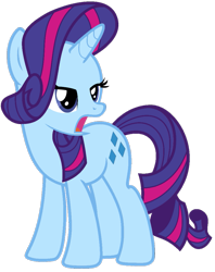 Size: 795x1006 | Tagged: safe, artist:foxyfell1337, sparkler (g1), pony, unicorn, g1, g4, female, g1 to g4, generation leap, mare, not rarity, open mouth, simple background, solo, transparent background