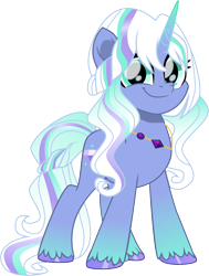 Size: 6778x8965 | Tagged: safe, artist:shootingstarsentry, oc, oc:fortuna, pony, unicorn, g5, absurd resolution, female, g5 oc, magical lesbian spawn, mare, offspring, parent:misty brightdawn, parent:opaline arcana, parents:mistyline, simple background, solo, transparent background