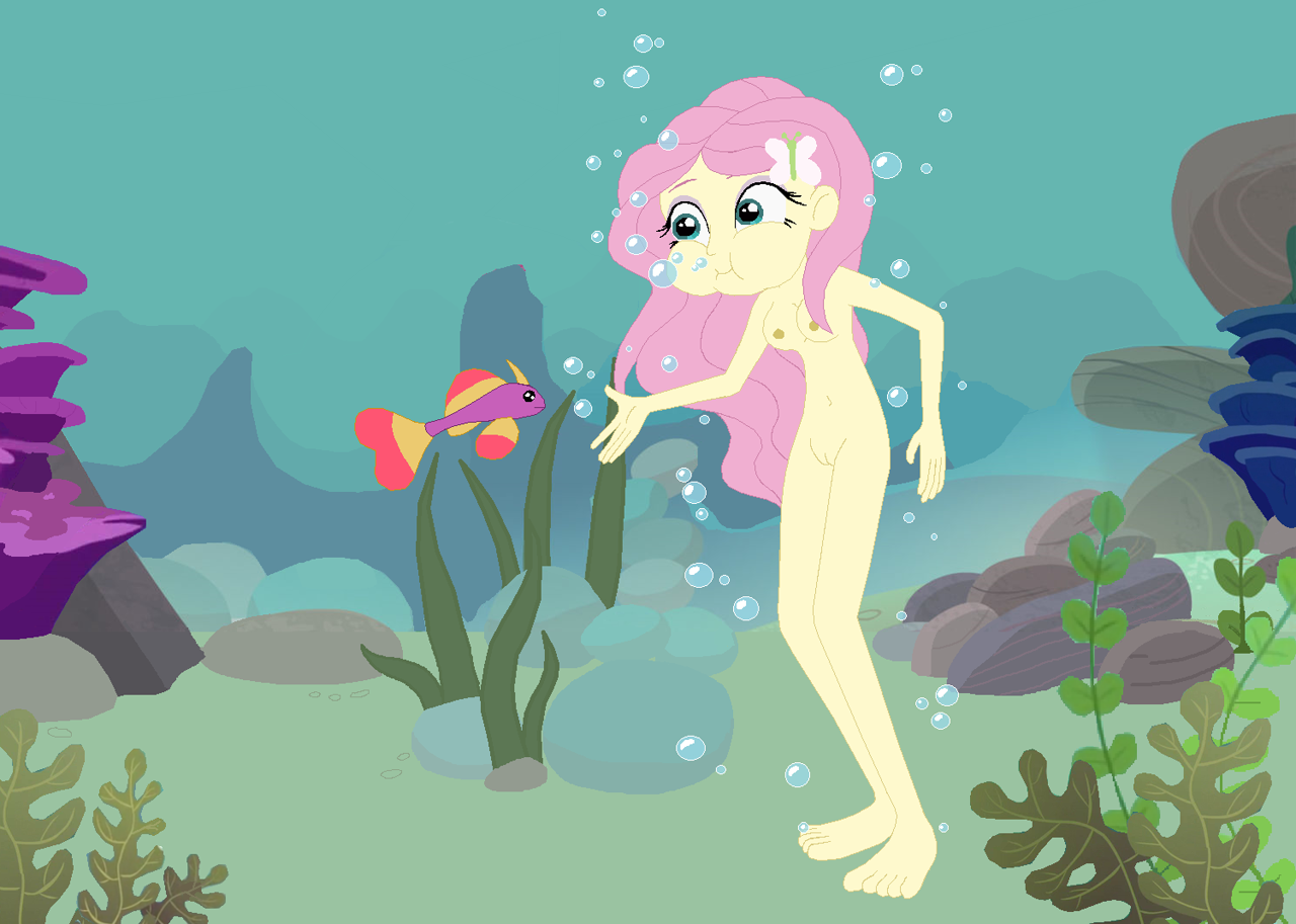 Explicit Artist Php Edit Fluttershy Fish Human