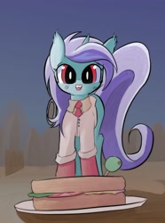 Size: 2420x3251 | Tagged: safe, minuette, bat pony, pony, g4, /mlp/ tf2 general, bat ponified, food, high res, koth viaduct, medic, medic (tf2), plate, race swap, sandvich, smiling, team fortress 2