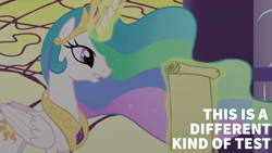 Size: 1920x1080 | Tagged: safe, edit, edited screencap, editor:quoterific, screencap, princess celestia, alicorn, pony, g4, season 3, the crystal empire, female, mare, solo