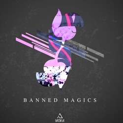 Size: 1400x1400 | Tagged: dead source, safe, artist:groskar, twilight sparkle, pony, g4, abstract, bust, mirrored, portrait, smiling, solo, song cover