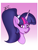 Size: 1920x2560 | Tagged: safe, artist:tyleks, twilight sparkle, alicorn, pony, g4, cute, gradient background, smiling, solo, twilight sparkle (alicorn)