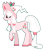 Size: 2143x2383 | Tagged: safe, artist:queertrixie, oc, oc only, oc:enchanted marguerite, pony, unicorn, colored hooves, hair tie, hat, high res, hooves, outline, pigtails, raised hoof, simple background, solo, transparent background, witch hat