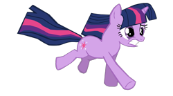 Size: 1280x710 | Tagged: safe, artist:benpictures1, part of a set, twilight sparkle, pony, unicorn, dragon quest, g4, cute, female, gritted teeth, inkscape, mare, running, simple background, solo, teeth, transparent background, twiabetes, unicorn twilight, vector