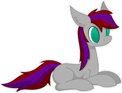 Size: 2808x2136 | Tagged: safe, artist:emc-blingds, oc, oc only, earth pony, pony, ear fluff, earth pony oc, eye clipping through hair, high res, lying down, prone, simple background, solo, transparent background