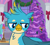 Size: 804x719 | Tagged: safe, screencap, gallus, griffon, g4, my little pony: friendship is magic, the hearth's warming club, christmas, christmas tree, cropped, gallus is not amused, holiday, male, solo, tree, unamused