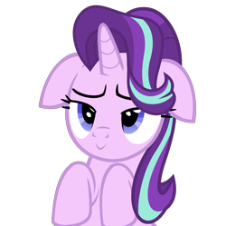 Size: 4600x4581 | Tagged: safe, artist:mrvector, starlight glimmer, pony, unicorn, g4, absurd resolution, cute, female, floppy ears, glimmerbetes, lidded eyes, mare, simple background, smiling, smug, solo, transparent background, vector