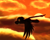 Size: 2500x2000 | Tagged: safe, artist:memeancholy, oc, oc only, pegasus, pony, fallout equestria, armor, cloud, enclave, enclave armor, flying, high res, pegasus oc, solo, sunset