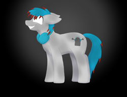 Size: 5000x3800 | Tagged: safe, artist:suidian, oc, oc only, oc:the living tombstone, earth pony, pony, september, solo, stream, throwback