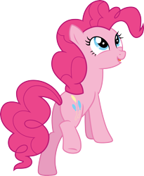 Size: 3000x3657 | Tagged: safe, artist:cloudy glow, pinkie pie, g4, pinkie pride, .ai available, butt, cute, diapinkes, high res, plot, simple background, solo, transparent background, vector