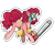 Size: 2826x2826 | Tagged: safe, alternate version, artist:angsty-artist, pinkie pie, rainbow dash, pony, g4, abuse, alternate design, apron, body horror, bubba sawyer, chainsaw, clothes, dashabuse, face mask, female, high res, horror, implied cupcakes, implied dashabuse, leather, leatherface, mask, movie reference, outlined, simple background, skinned, slasher, smiling, solo, texas chainsaw, the implications are horrible, the texas chainsaw massacre, this will end in cupcakes