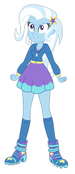 Size: 1800x4152 | Tagged: safe, artist:gmaplay, trixie, human, equestria girls, equestria girls specials, g4, my little pony equestria girls: better together, my little pony equestria girls: forgotten friendship, female, simple background, solo, transparent background, trixie is not amused, unamused