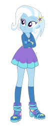 Size: 1800x4018 | Tagged: safe, artist:gmaplay, trixie, human, equestria girls, equestria girls specials, g4, my little pony equestria girls: better together, my little pony equestria girls: forgotten friendship, crossed arms, female, simple background, solo, transparent background