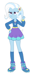 Size: 1800x3864 | Tagged: safe, artist:gmaplay, trixie, human, equestria girls, equestria girls specials, g4, my little pony equestria girls: better together, my little pony equestria girls: forgotten friendship, female, simple background, solo, transparent background, trixie is not amused, unamused