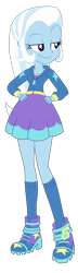 Size: 1700x5943 | Tagged: safe, artist:gmaplay, trixie, human, equestria girls, equestria girls specials, g4, my little pony equestria girls: better together, my little pony equestria girls: forgotten friendship, female, hand on hip, simple background, solo, transparent background