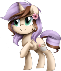 Size: 1685x1951 | Tagged: safe, artist:meotashie, oc, oc only, oc:fhari, pony, unicorn, female, horn, simple background, solo, transparent background, unicorn oc