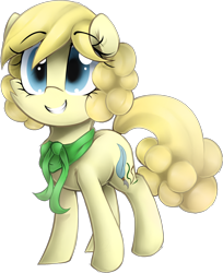 Size: 1642x2014 | Tagged: safe, artist:meotashie, oc, oc only, oc:chidey, earth pony, pony, cheek fluff, earth pony oc, simple background, smiling, solo, transparent background