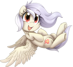 Size: 1980x1835 | Tagged: safe, artist:meotashie, oc, oc only, oc:lilly flower, pegasus, pony, belly, female, pegasus oc, simple background, solo, transparent background