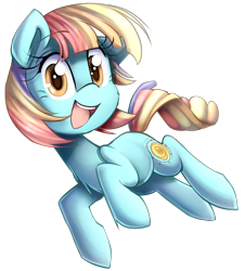 Size: 1400x1550 | Tagged: safe, artist:meotashie, oc, oc only, earth pony, pony, earth pony oc, female, open mouth, simple background, solo, transparent background