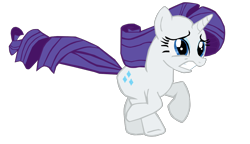 Size: 1280x738 | Tagged: safe, artist:benpictures1, part of a set, rarity, pony, unicorn, dragon quest, g4, cute, female, gritted teeth, inkscape, raribetes, running, scared, simple background, solo, teeth, transparent background, vector