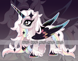 Size: 2929x2301 | Tagged: safe, artist:gkolae, oc, oc only, alicorn, pony, alicorn oc, chest fluff, high res, horn, smiling, unshorn fetlocks, wings, zoom layer