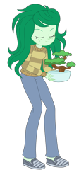 Size: 1900x4257 | Tagged: safe, artist:gmaplay, wallflower blush, human, equestria girls, equestria girls specials, g4, my little pony equestria girls: better together, my little pony equestria girls: forgotten friendship, simple background, solo, transparent background, wallflower and plants