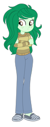 Size: 1500x3834 | Tagged: safe, artist:gmaplay, wallflower blush, human, equestria girls, equestria girls specials, g4, my little pony equestria girls: better together, my little pony equestria girls: forgotten friendship, simple background, solo, transparent background