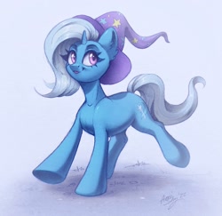 Size: 1742x1690 | Tagged: safe, artist:amishy, trixie, pony, unicorn, g4, cute, diatrixes, female, mare, smiling, solo