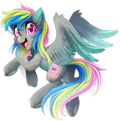 Size: 1840x1860 | Tagged: safe, artist:meotashie, oc, oc only, pegasus, pony, cute, female, open mouth, pegasus oc, simple background, solo, transparent background