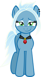 Size: 1024x1924 | Tagged: safe, artist:ephemeralpegasus, oc, oc only, pony, .svg available, female, gem, looking at you, mare, simple background, solo, transparent background, vector