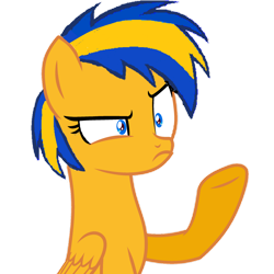 Size: 1280x1280 | Tagged: safe, artist:mlpfan3991, oc, oc only, oc:flare spark, pegasus, pony, g4, female, flare spark is best facemaker, mare, pegasus oc, simple background, solo, transparent background