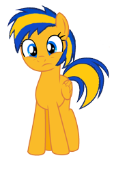 Size: 1000x1500 | Tagged: safe, artist:mlpfan3991, oc, oc only, oc:flare spark, pegasus, pony, g4, female, mare, pegasus oc, simple background, solo, transparent background