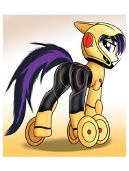 Size: 1536x2048 | Tagged: safe, pony, big hero 6, butt, disney, gogo tomago, looking back, plot, ponified, solo