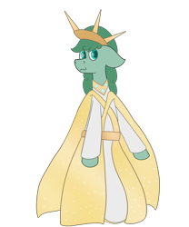 Size: 2500x3000 | Tagged: safe, artist:derpy_the_duck, oc, oc only, oc:the mother, pony, clothes, crown, dress, high res, jewelry, regalia, simple background, solo, transparent background